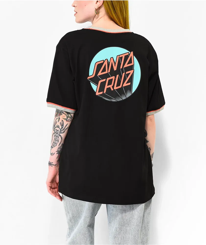 Santa cruz cheap t shirt black