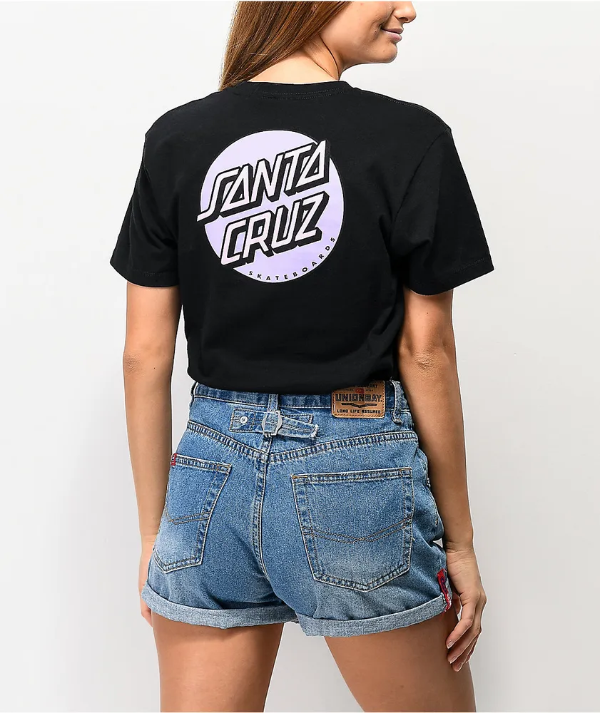 Santa Cruz Other Dot Black T-Shirt | Arden Fair