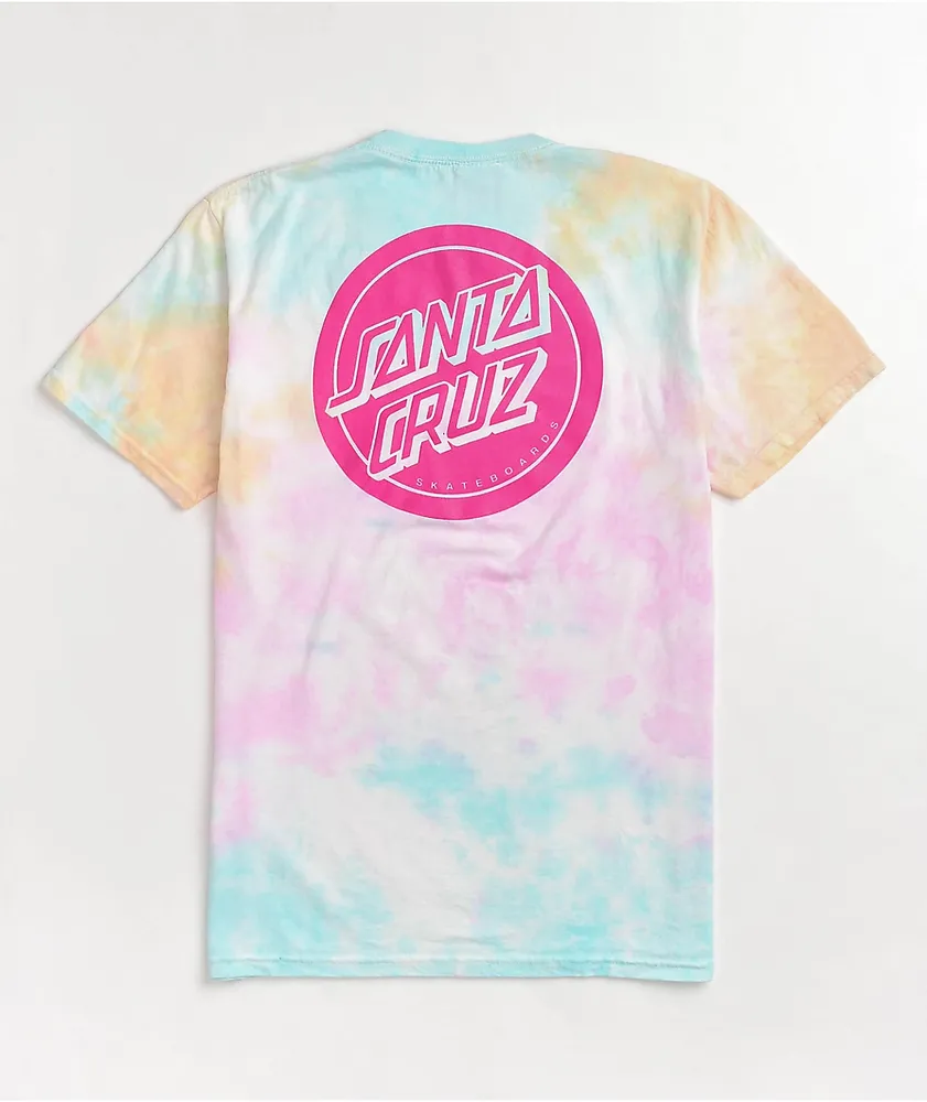 Santa Cruz Reverse Dot Snow Cone Tie Dye T Shirt Hamilton Place