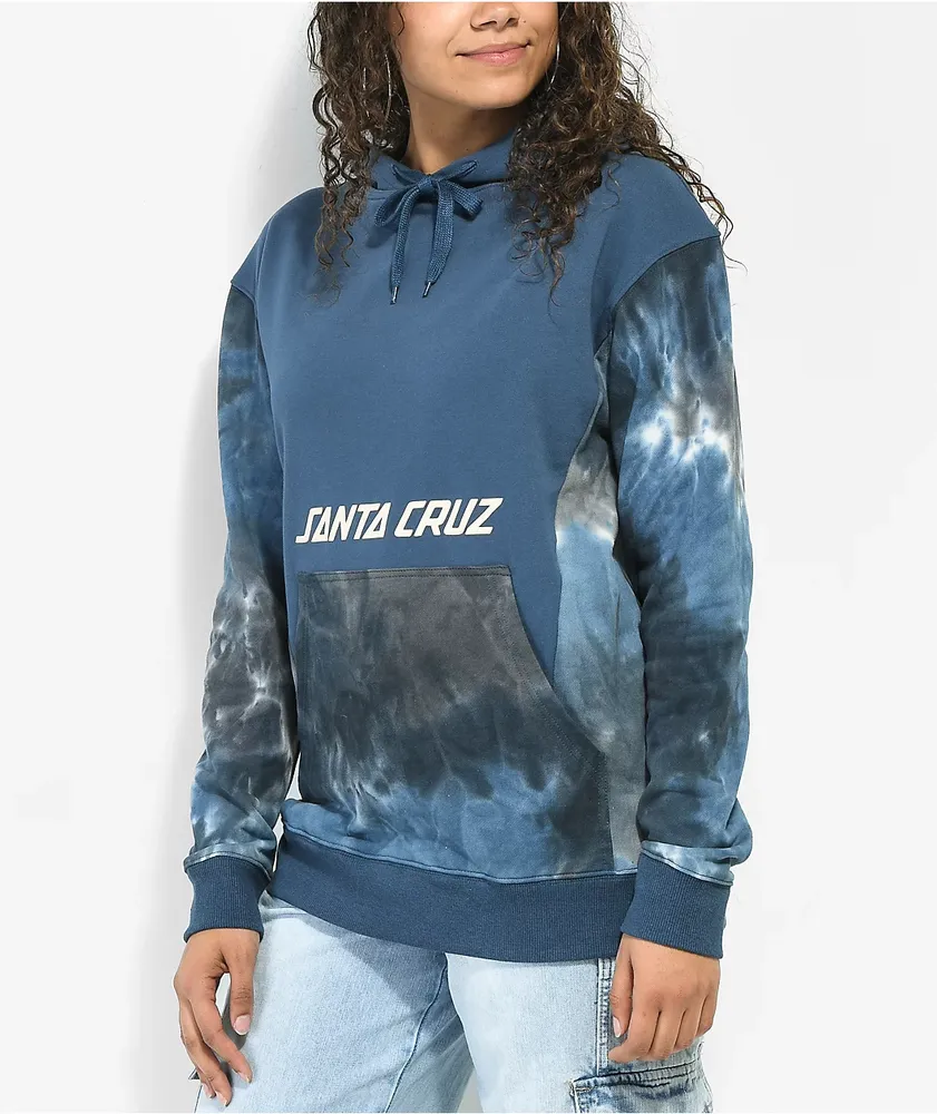 Santa cruz top tie dye hoodie