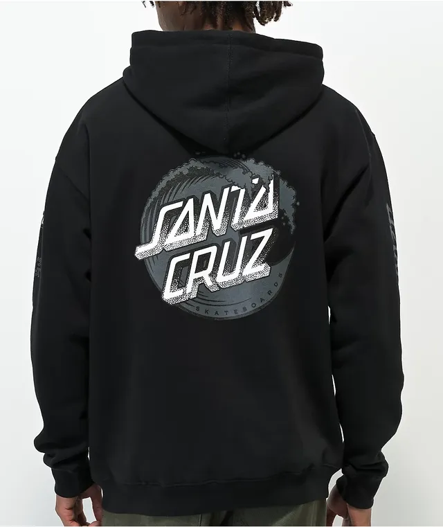 Santa cruz blossom hot sale dot black hoodie
