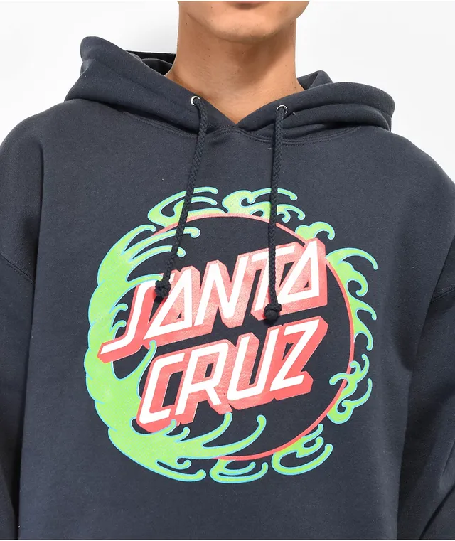 Santa cruz vacation dot blue pigment dyed hoodie 2025