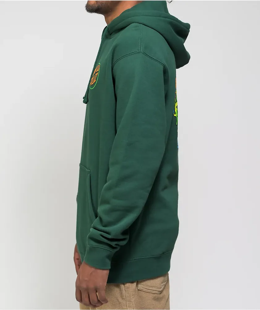 Green santa cruz hoodie best sale
