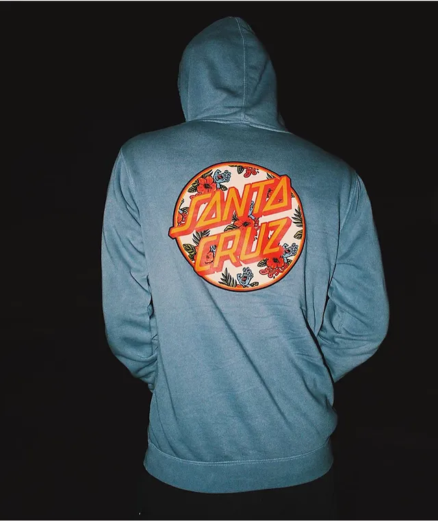 Santa cruz vacation dot black hoodie clearance