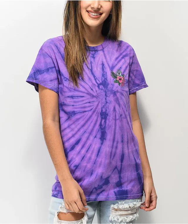 Santa Cruz Vacation Dot Purple Spider Tie Dye T Shirt Hamilton Place