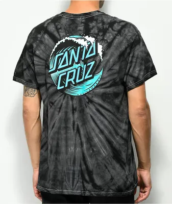 Santa cruz shroom dot black spider dye hoodie discount