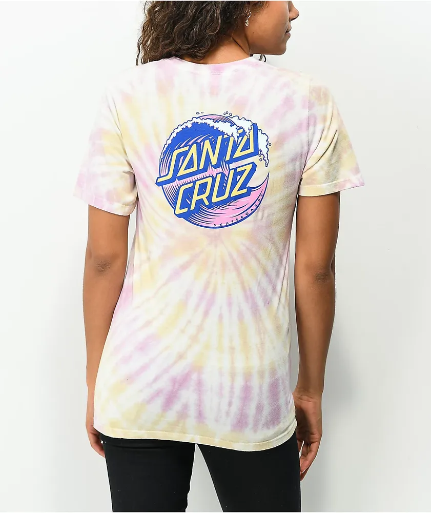 Santa cruz tie shop dye t shirt