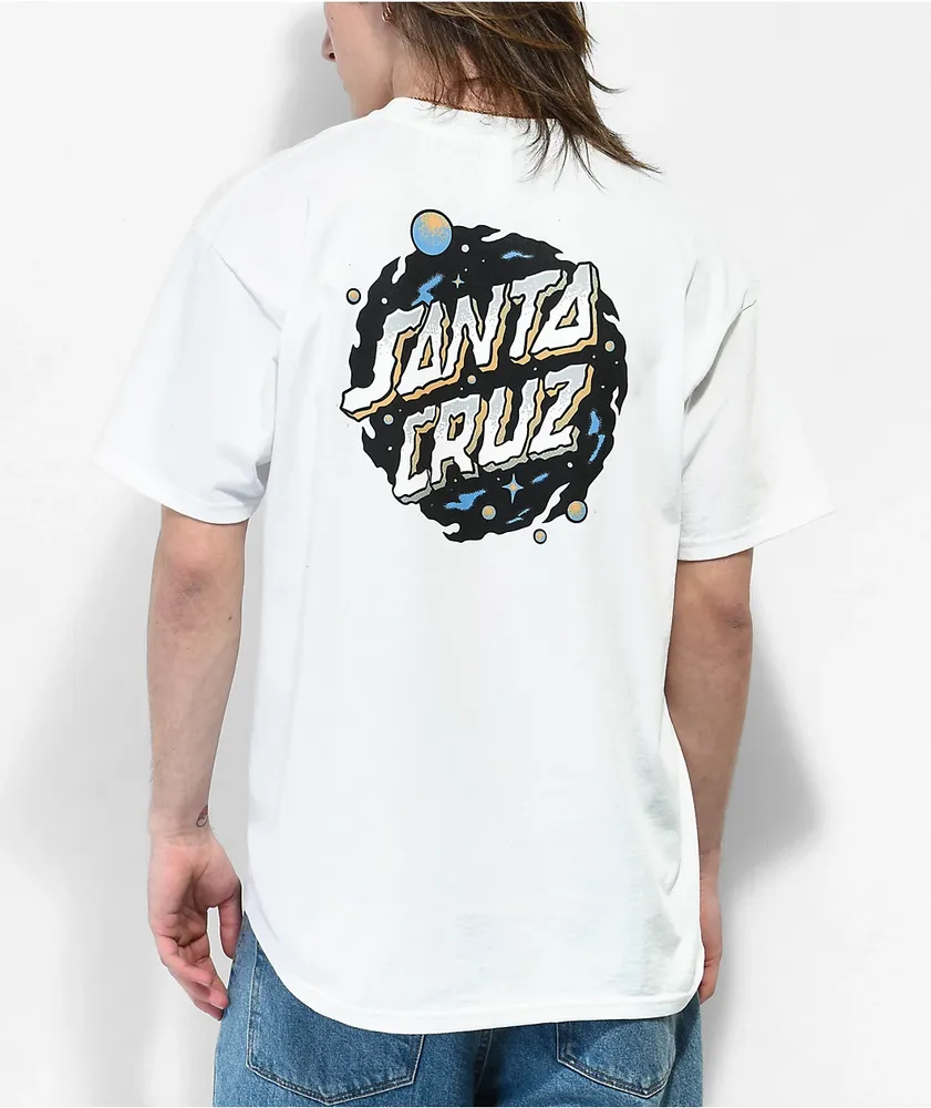 Santa cruz white t cheap shirt