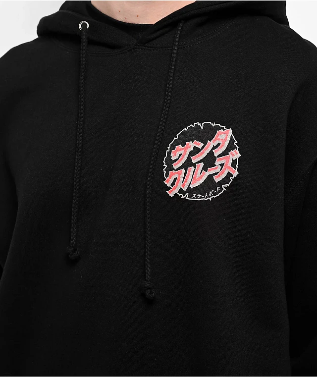 Santa Cruz x Godzilla Destroyer Black Hoodie | MainPlace Mall