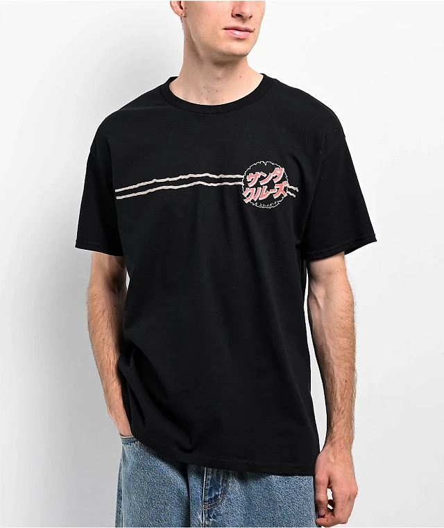 Santa Cruz x Godzilla Destroyer Black T-Shirt | MainPlace Mall
