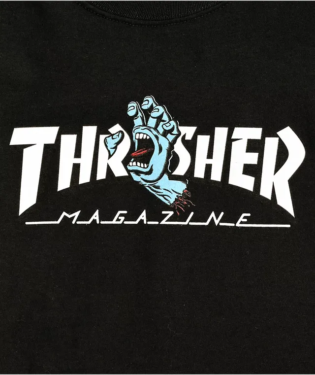 Kids thrasher tee cheap