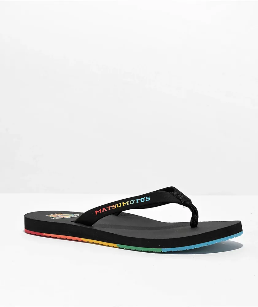 Sanuk x Matsumoto s Shave Ice Ashland ST Black Sandals Plaza Las