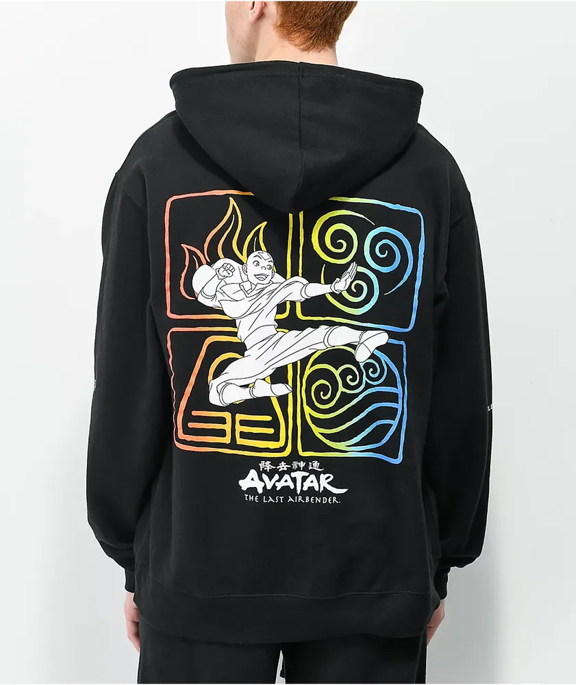 Select Start x Avatar The Last Airbender Momo Black Hoodie