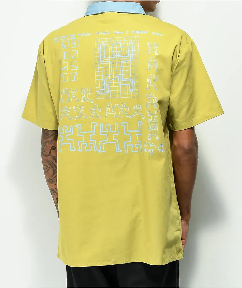 Yellow keith haring shirt store
