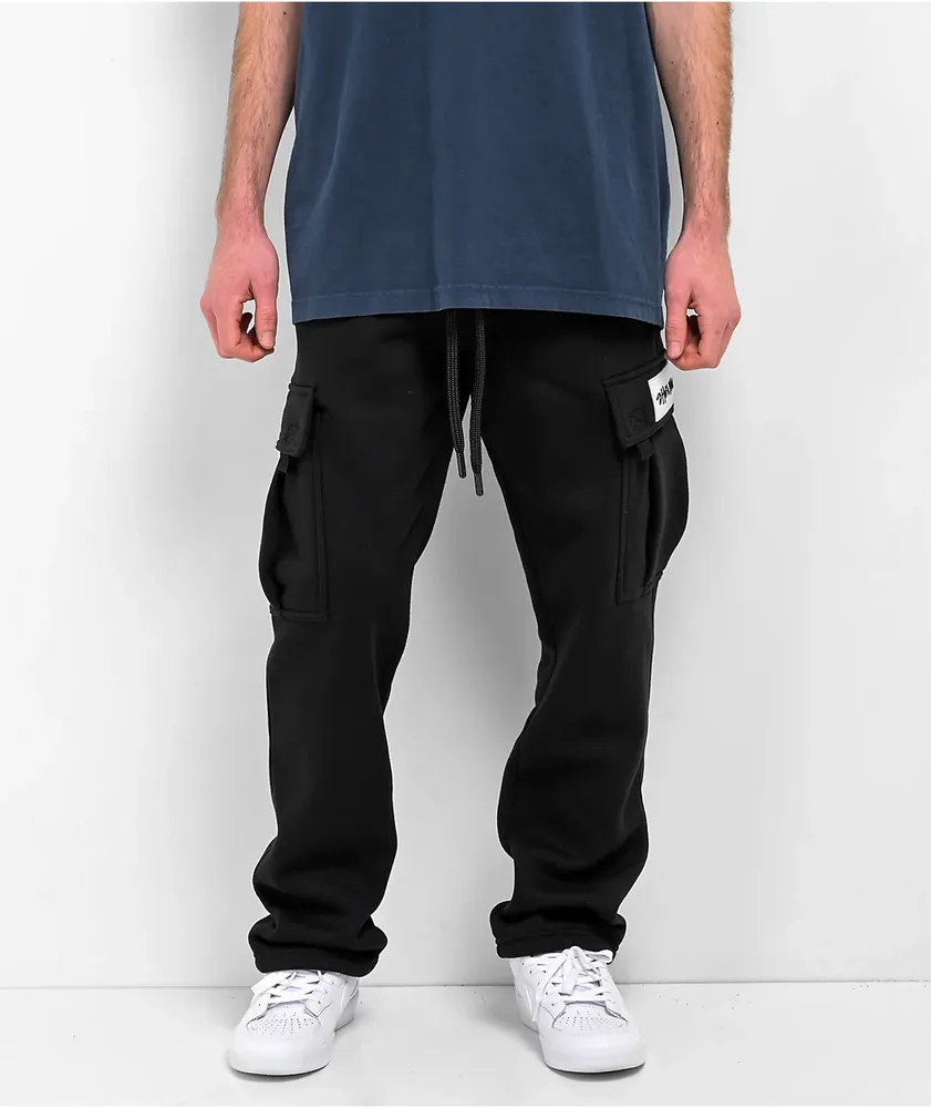 Fleece best sale cargo sweatpants