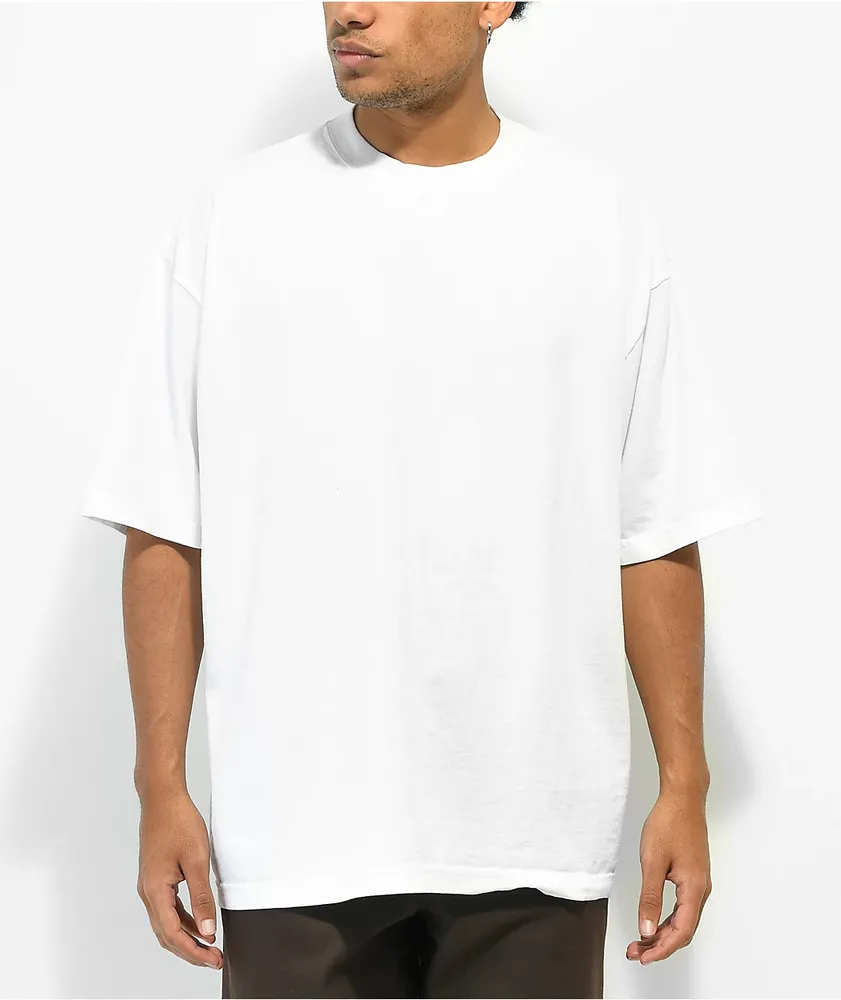 Shaka Wear Drop Shoulder White Heavyweight T Shirt Coquitlam Centre