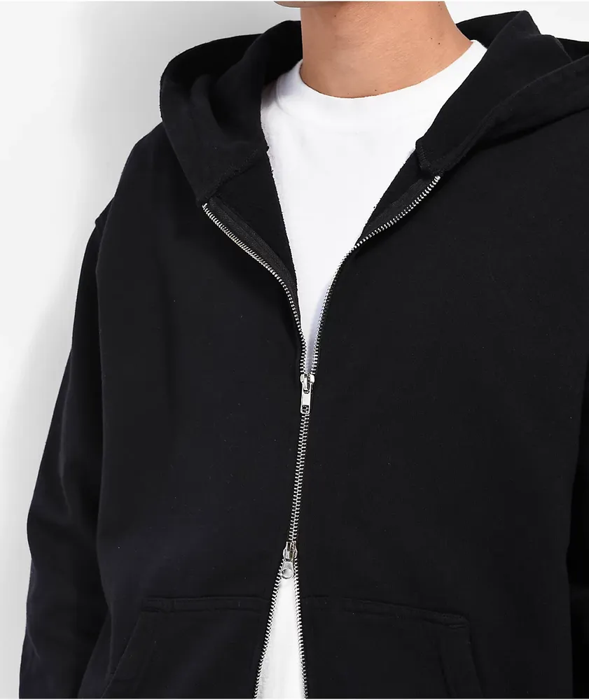 Double zipper hoodie shop