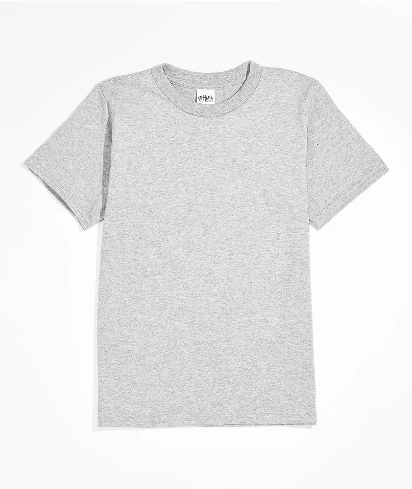 Shaka Wear Kids Grey Heavyweight T Shirt Hamilton Place