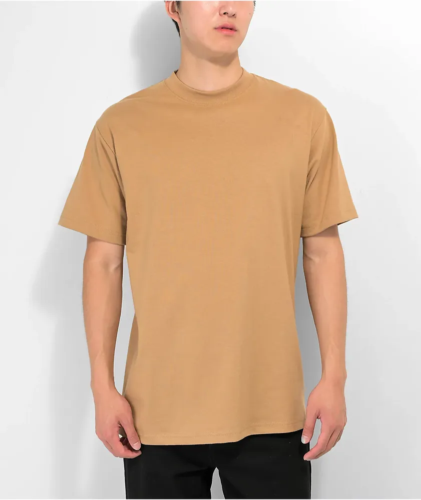 Shaka Wear Max Heavyweight Khaki T-Shirt | CoolSprings Galleria