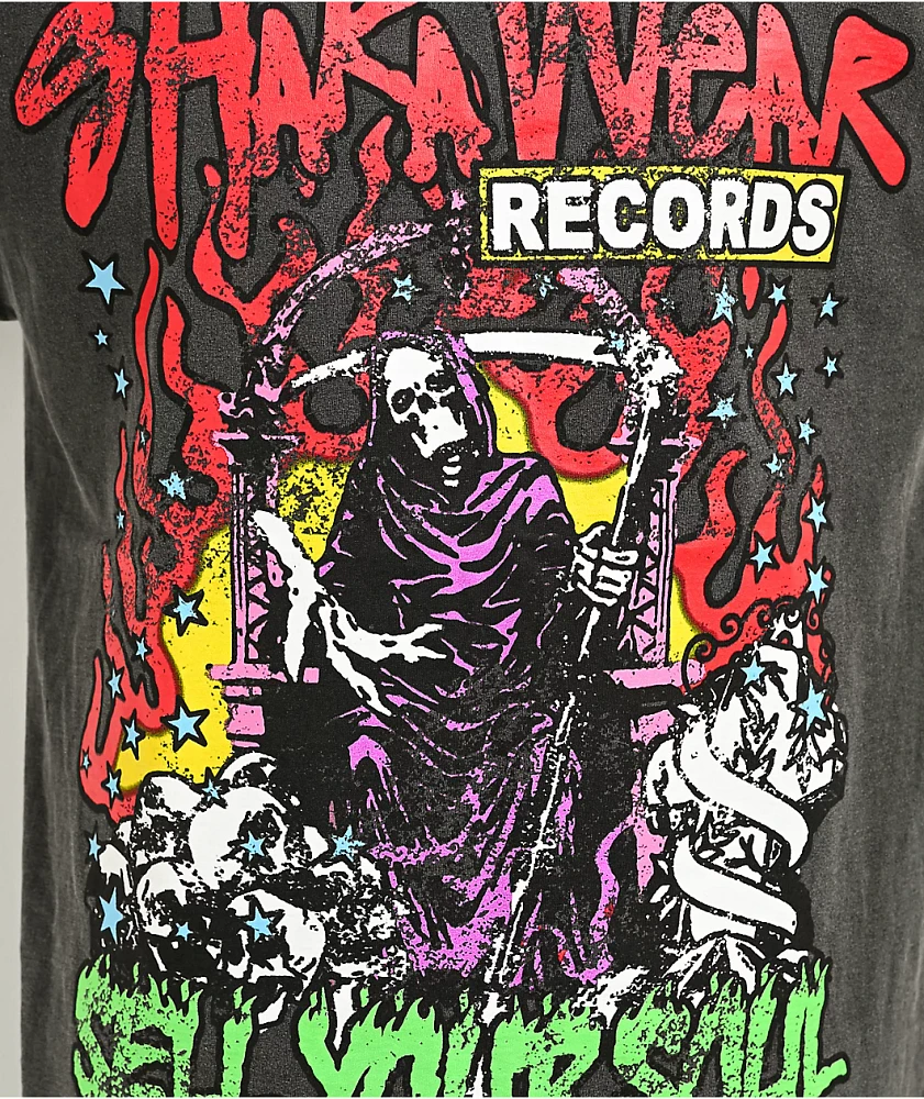 shadows カラフルグラフィックTシャツ L Shaka Wear Records Shadow T-Shirt | Arden Fair