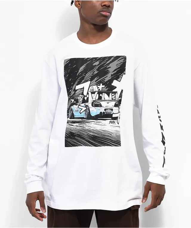 Shinya Spoiler White Long Sleeve T-Shirt at Hamilton Place