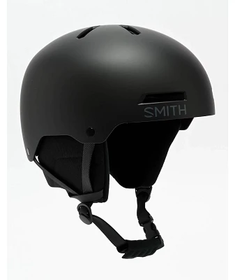Bern Watts 8-Tracks Matte Black Snowboard Helmet | Connecticut