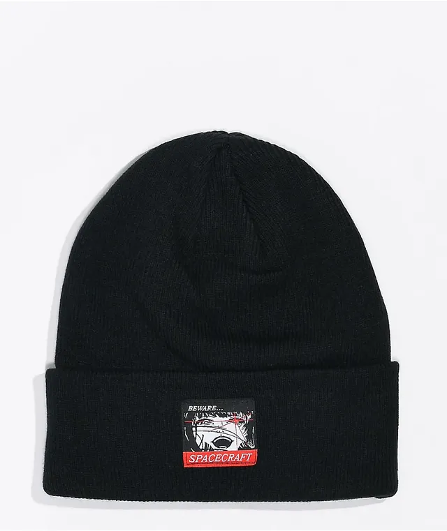 Spacecraft Lotus Stay Sharp Black Beanie | Mission Valley