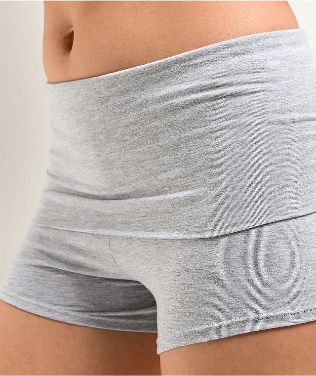 ★CERRIC★FOLDOVER SHORTS★1669★Grey★韓国★大人気★ Grey Cashmere Biker Short – CiL