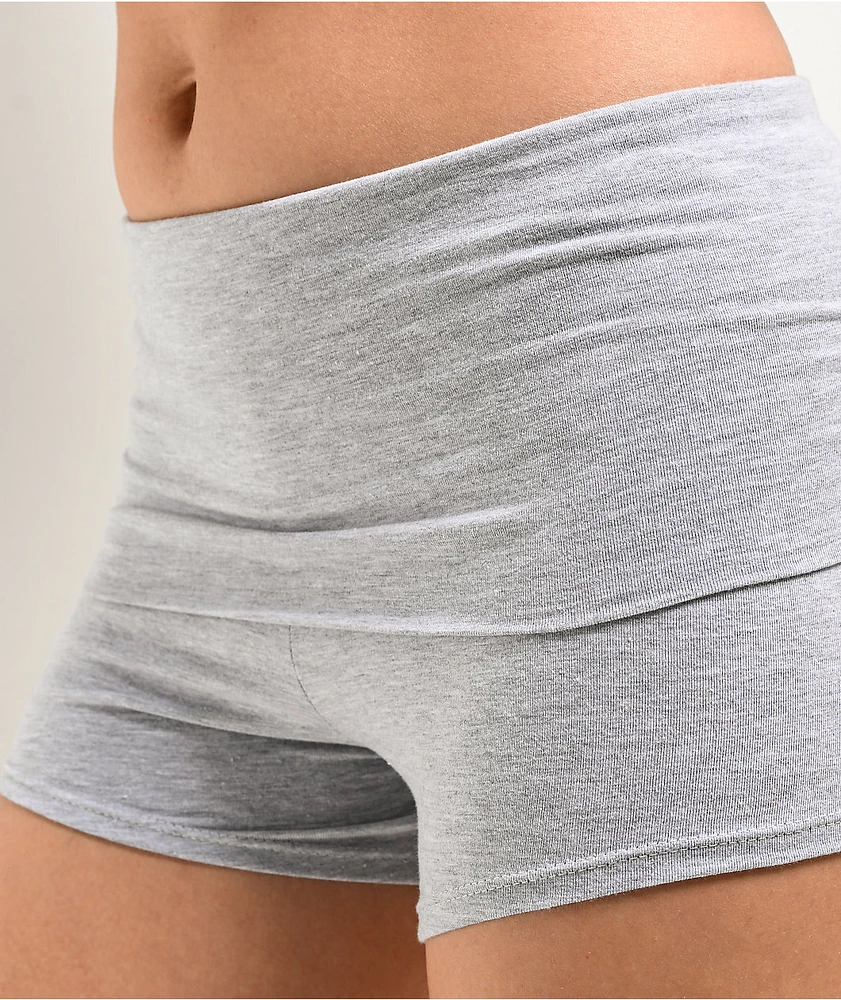 ★CERRIC★FOLDOVER SHORTS★1669★Grey★韓国★大人気★ Spicychix Grey Foldover Shorts at Mall of America® in