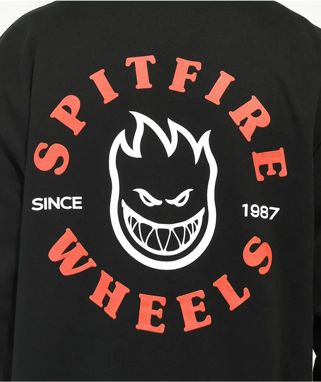 Spitfire Bighead Black Zip Hoodie CoolSprings Galleria