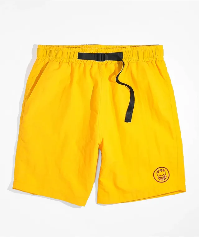 Spitfire Bighead Circle Yellow Board Shorts | CoolSprings