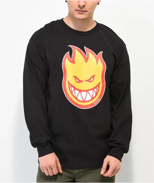 90s old spitfire tee bighead ビッグヘッド Spitfire Old E Bighead Black Long Sleeve T-Shirt at Mall of