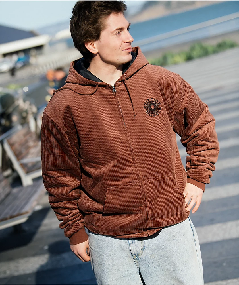 Spitfire Classic 87 Swirl Brown Corduroy Jacket at Hamilton