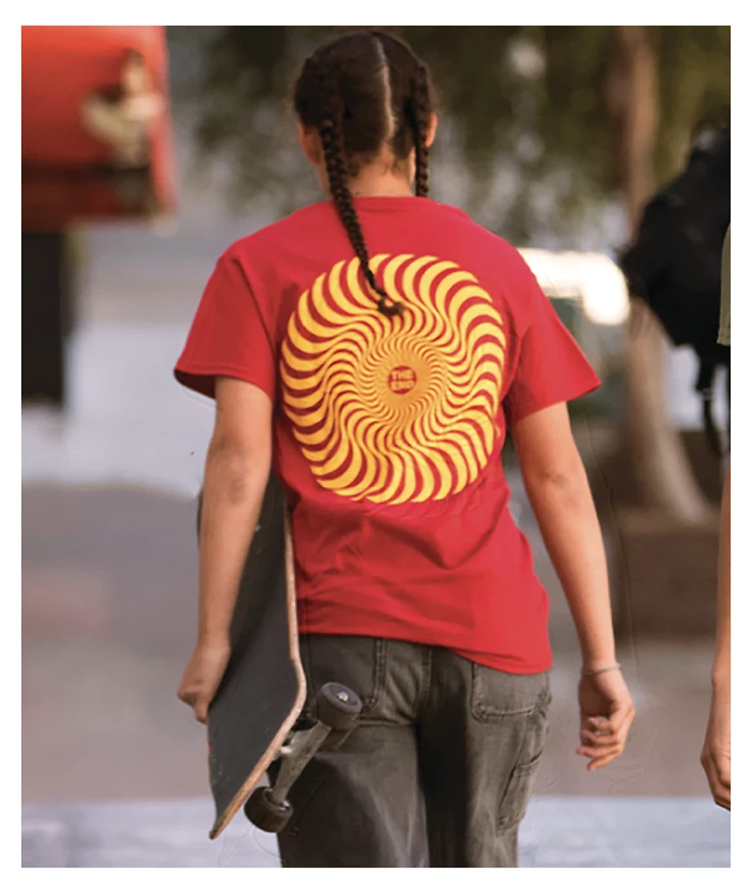 Spitfire Classic Swirl Red T-Shirt | CoolSprings Galleria