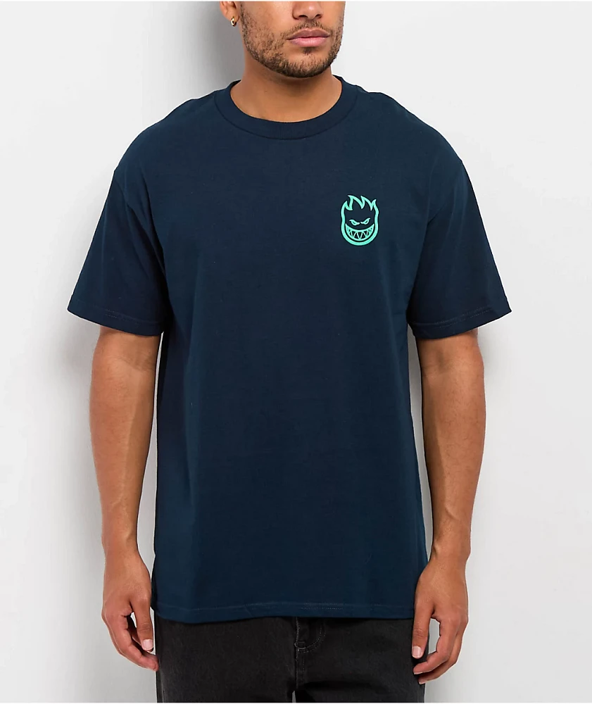 Spitfire Floral Classic Navy T-Shirt | Dulles Town Center