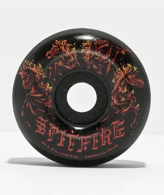 Spitfire Formula Four Swirled Classic Teal & Purple 52mm 99D