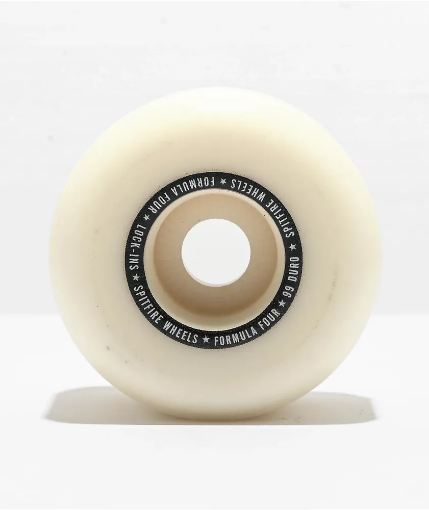 Spitfire Formula Four Lock-Ins 57mm 99d Blue & white Skateboard Wheels ...