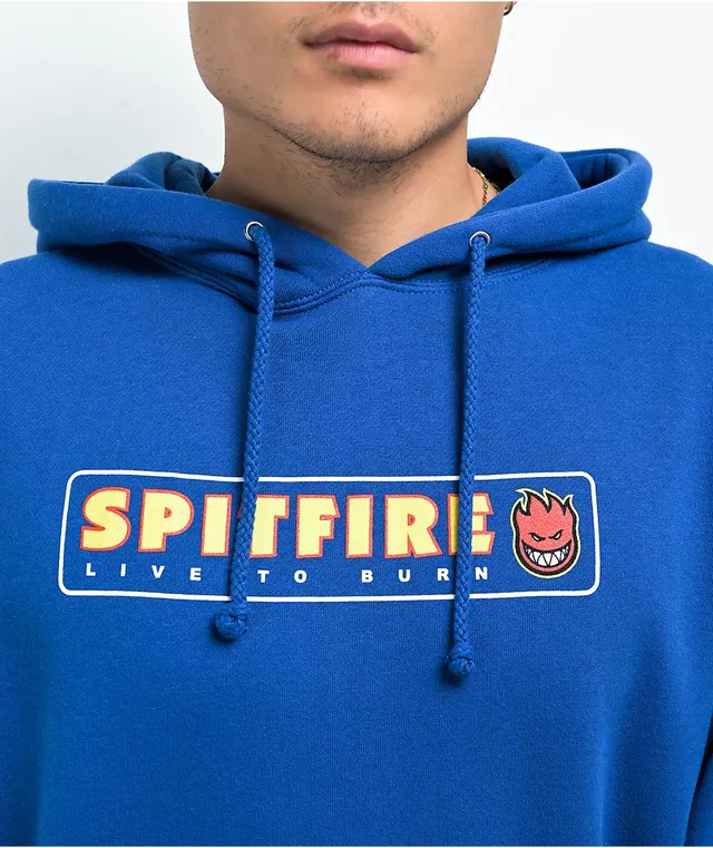 Blue spitfire top hoodie