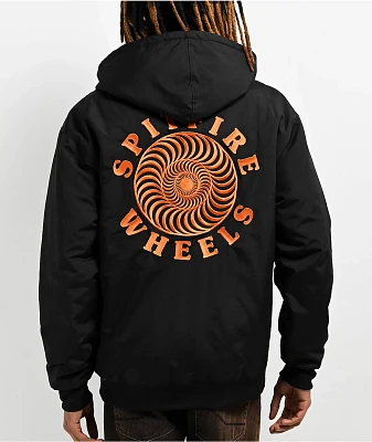 Spitfire Smoke Classic Black Zip Hoodie at CoolSprings Galleria in