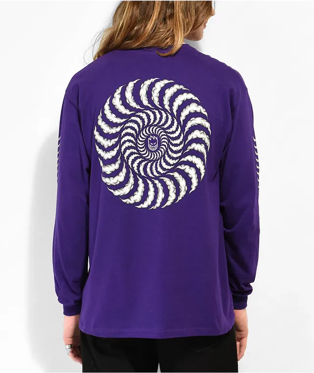 Spitfire Smoke Classic Purple Long Sleeve T-Shirt | MainPlace Mall