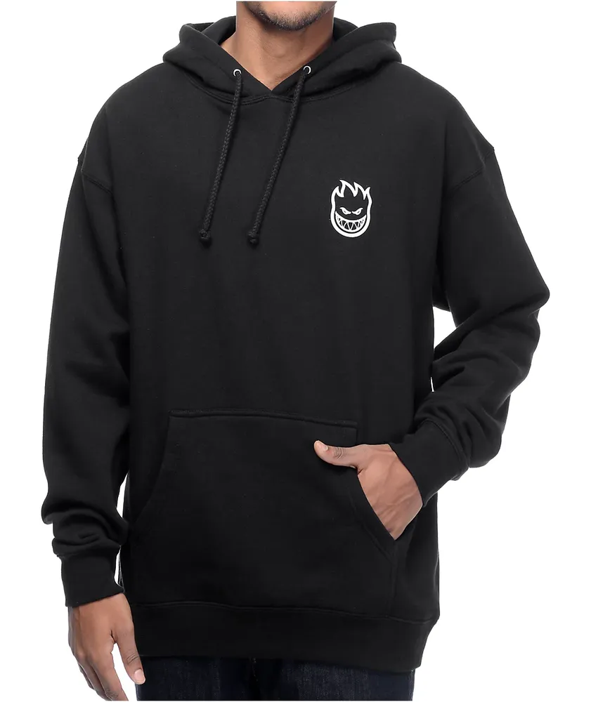 Spitfire Stock Bighead Hombre Black Hoodie Foxvalley Mall
