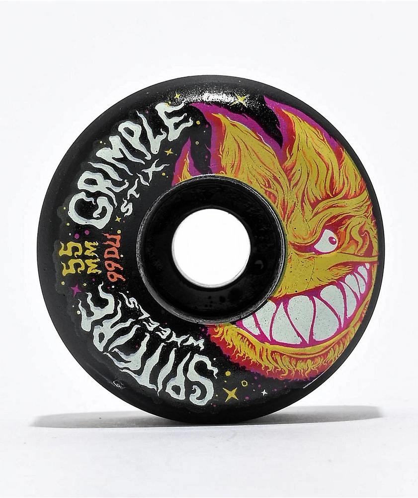 Spitfire x Grimple Stix Formula Four 55mm 99a Black Lock In Full