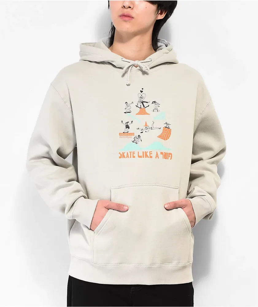 Girl hoodie skate hot sale
