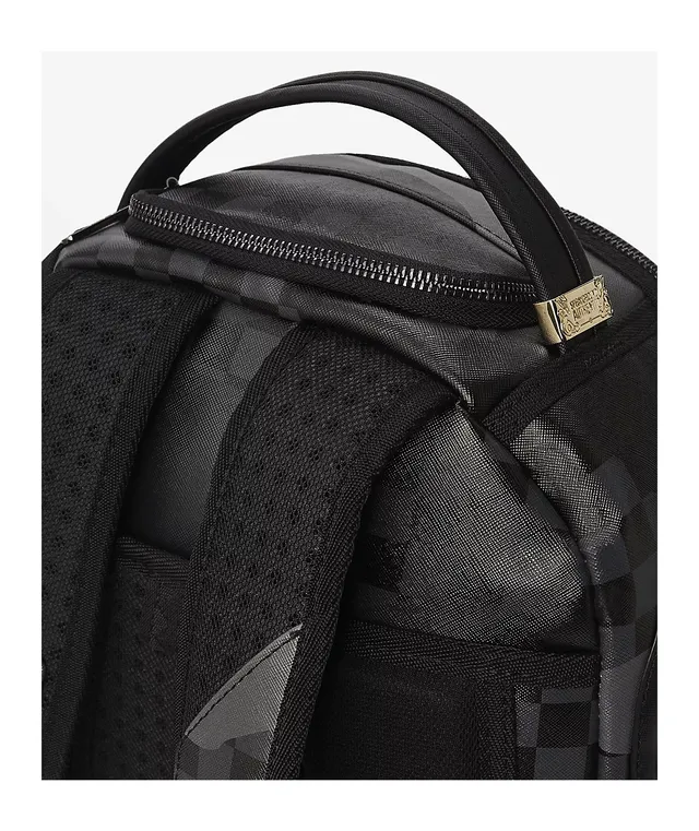 Sprayground 3am black & grey camo checkerboard vegan online backpack