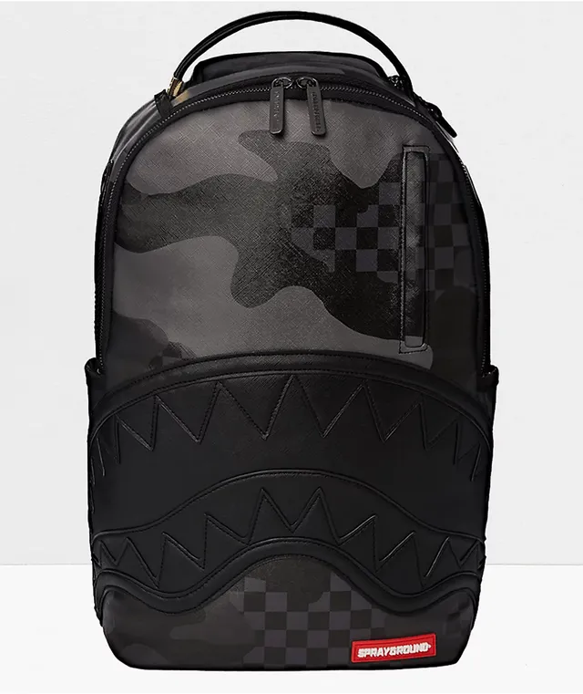 Black sprayground backpack clearance