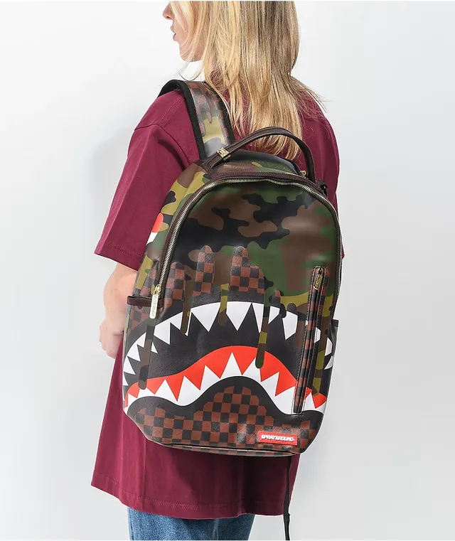 Sprayground sharks deals in paris camo