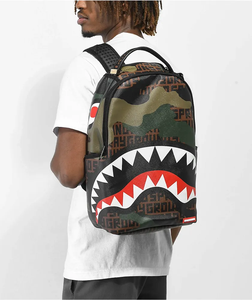Sprayground shop camo backpack