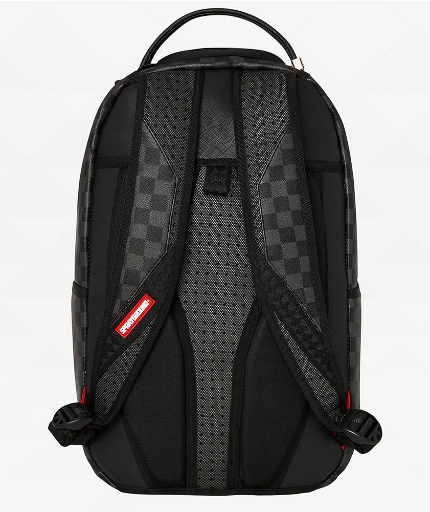 Sprayground Censored Black Checker Backpack at Hamilton Place in