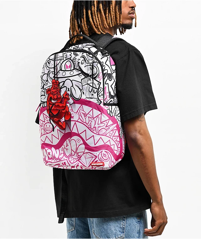 Sprayground diablo bear backpack outlet