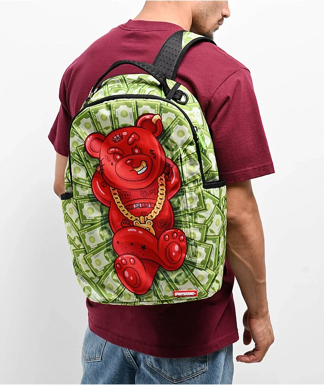 Gummy money backpack outlet
